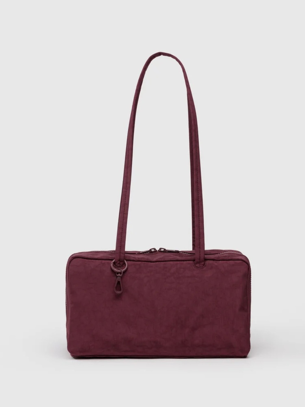NWT Baggu Nylon Bowler Bag in Mahogany